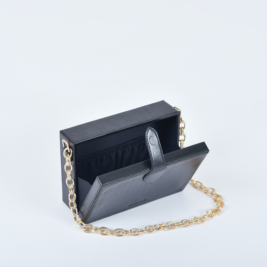 Noah Box Bag - Noir Black