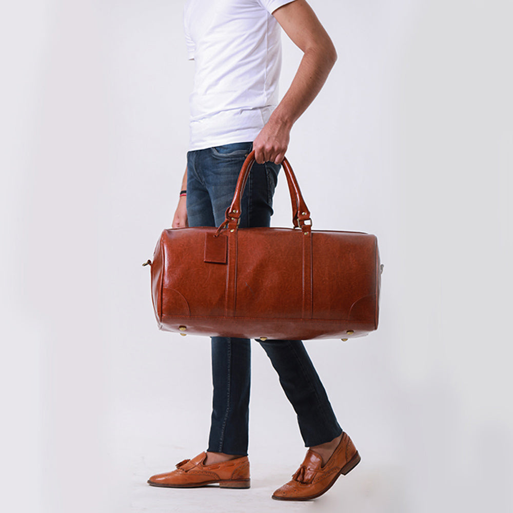 Classic Weekender Duffel - Tan