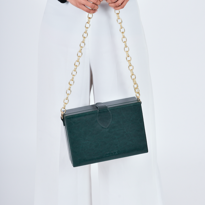 Noah Box Bag - Ivy Green