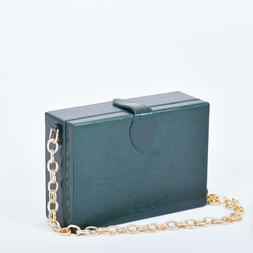 Noah Box Bag - Ivy Green