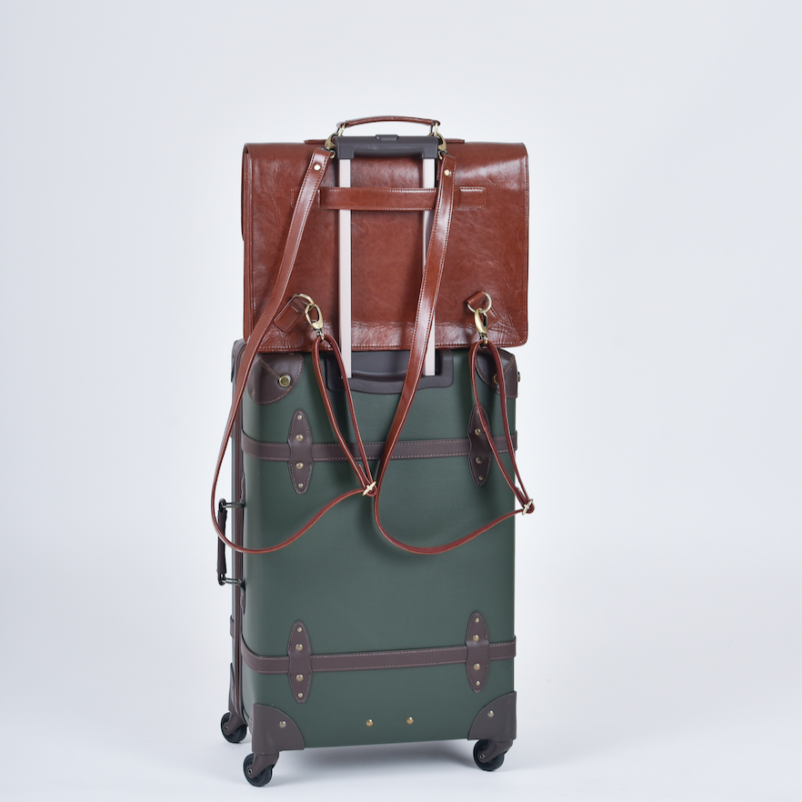 The Boston Two-in-One Laptop Bag - Tan