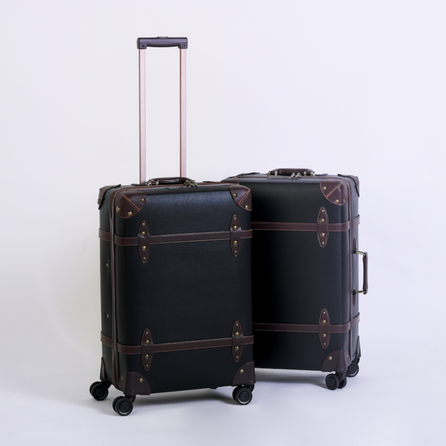 Source In Stock Vintage Leather Handmade Retro Vintage Suitcase